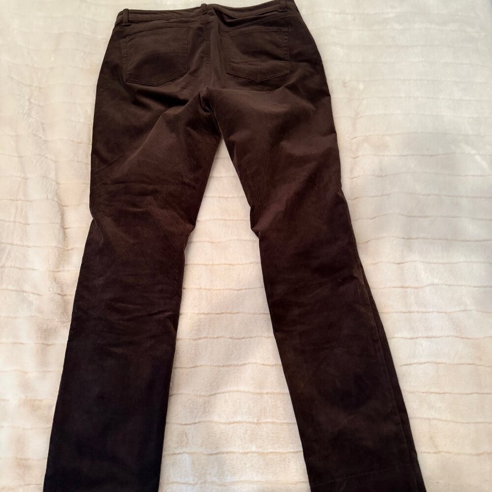 J. Jill Women's Corduroy Pants in Deep Brown